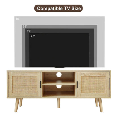 Meuble TV moderne de 47 po pour téléviseurs jusqu'à 65 po – Console multimédia