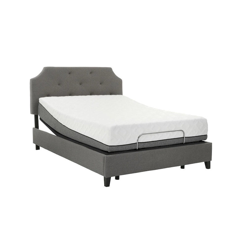 Matelas en mousse à mémoire de forme Pacifica de 12 po avec base réglable