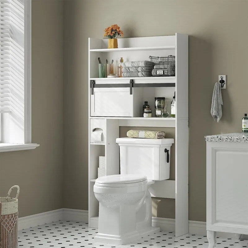 Meuble de rangement pour toilettes - 7,7P x 32,3L x 61,9H