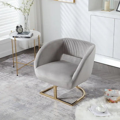 Fauteuil capitonné de salon
