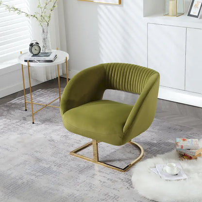 Fauteuil capitonné de salon
