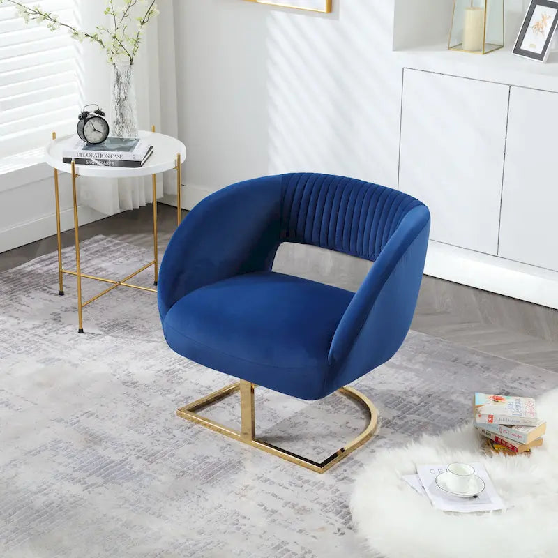 Fauteuil capitonné de salon