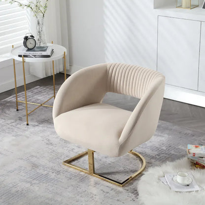 Fauteuil capitonné de salon