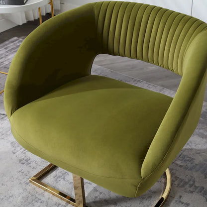 Fauteuil capitonné de salon