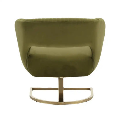 Fauteuil capitonné de salon