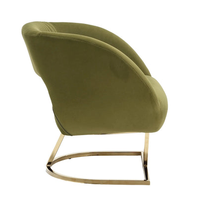 Fauteuil capitonné de salon
