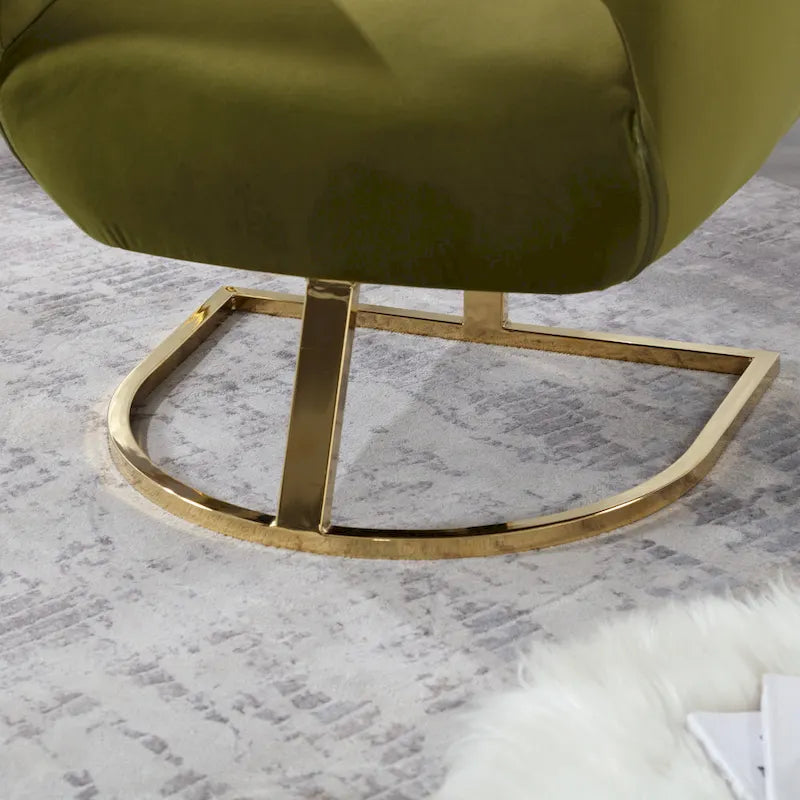 Fauteuil capitonné de salon